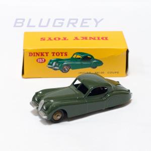 DINKY TOYS ジャガー XK120 クーペ グリーン JAGUAR XK120 COUPE 復刻版 ATLAS ◇157｜BLUGREY(ブラグレー)モデルカーショップ