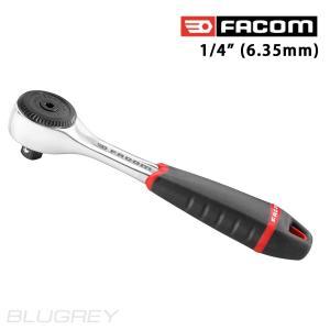 ファコム R.161B 1/4”（6.35mm)  ラチェットハンドル FACOM 並行輸入品｜blugrey