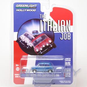 グリーンライト 1/64 オースチン ミニクーパー S 1967 ブルー ミニミニ大作戦 GREEN...