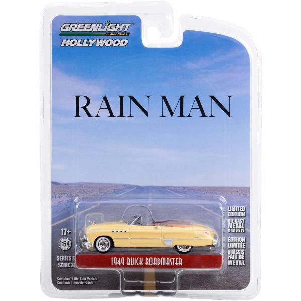 グリーンライト 1/64 ビュイック ロードマスター カブリオレ 1949 ベージュ レインマン G...