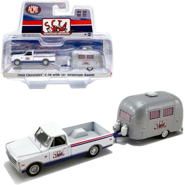 グリーンライト ACME 1/64 シボレー C10 with エアストリーム バンビ スポーツ S...