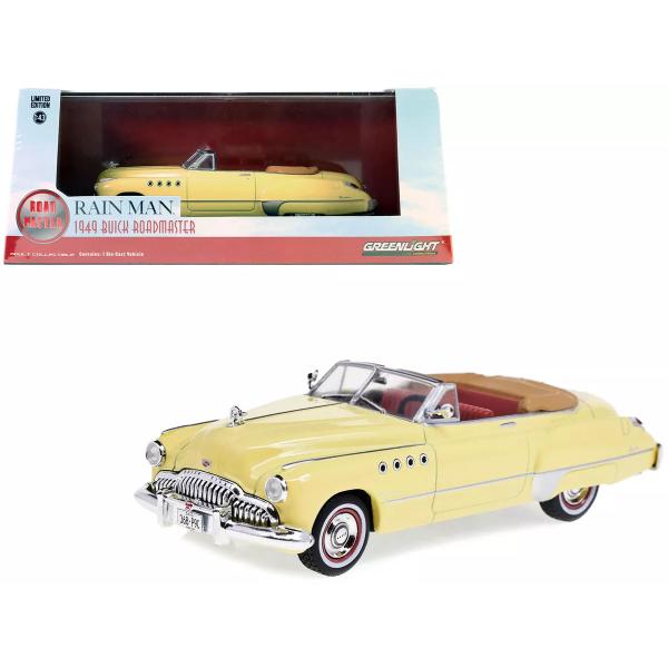 グリーンライト 1/43 ビュイック ロードマスター カブリオレ 1949 ベージュ レインマン G...