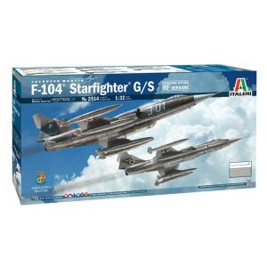 イタレリ Italeri 1/32 ロッキード F-104 スターファイター G/S LOCKHEED MARTIN F-104 STARFIGHTER  プラモデル 並行輸入 2514｜blugrey