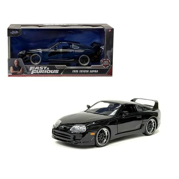 JADA TOYS 1/24 ワイルドスピード トヨタ スープラ 1995 ブラック FAST AN...