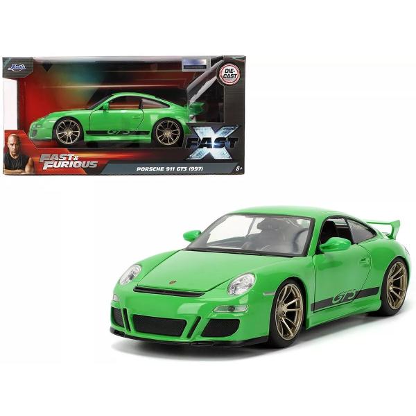 JADA TOYS 1/24 ワイルドスピード ポルシェ 911 GT3 997 グリーン Jada...