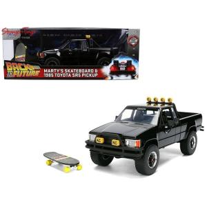 JADA TOYS 1/24 バックトゥザフューチャー トヨタ ハイラックス SR5 1985 アンド マーティ's スケートボード Back To The Future｜BLUGREY(ブラグレー)モデルカーショップ