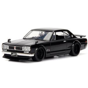 JADA TOYS 1/24 ワイルドスピード 日産 スカイライン 2000 GT-R 1971 ブ...