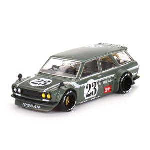 Kaido House x Mini GT 1/64 ダットサン DATSUN KAIDO 510 ワゴン カーボンファイバー V3 ミニカー｜blugrey