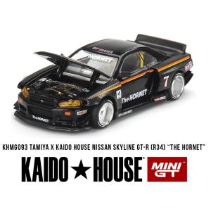 MINI GT 1/64 日産 スカイライン GT-R R34 TAMIYA x KAIDO HOUSE ホーネット タミヤ ミニカー｜blugrey