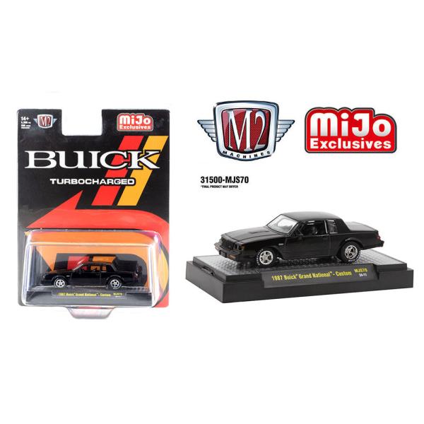 M2 Machines 1/64 ビュイック グランドナショナル 1987 ブラック BUICK G...