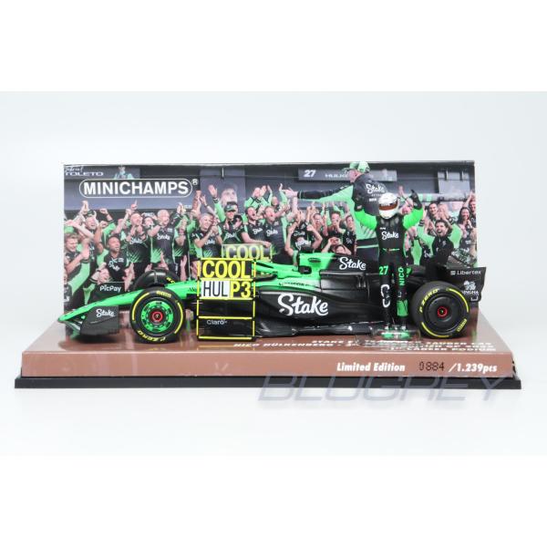 ミニチャンプス 1/43 ザウバー F1 C45 イギリスGP 2025 #27 ニコ・ヒュルケンベ...