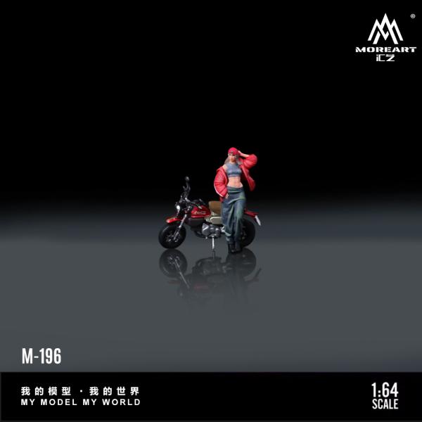 MoreArt 1/64 モンキー 125 コカ・コーラ &amp; ガール フィギュア Monkey 12...