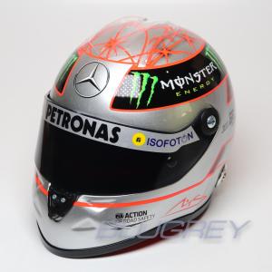 JFC F1 ヘルメット ミハエル・シューマッハ 2012 1/12 ミニ ヘルメット 1/2 ミハエル・シューマッハ 2012年シーズン
