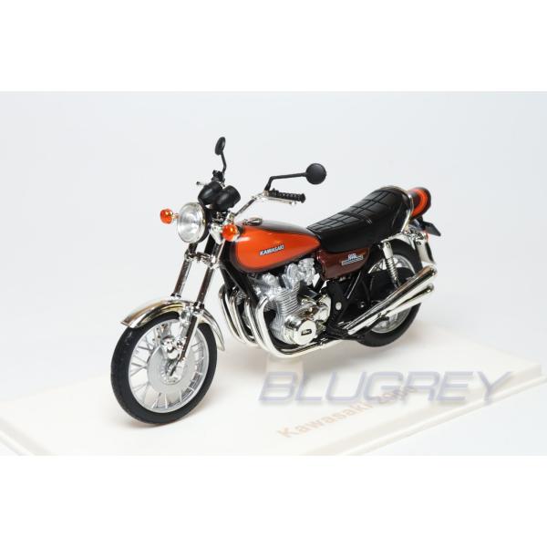 ノレブ 1/18 カワサキ Z900 1973 ブラウン / オレンジ バイク モーターサイクル N...