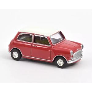 KKスケール 1/12 ミニ クーパー サンルーフ レッド/ホワイト 右