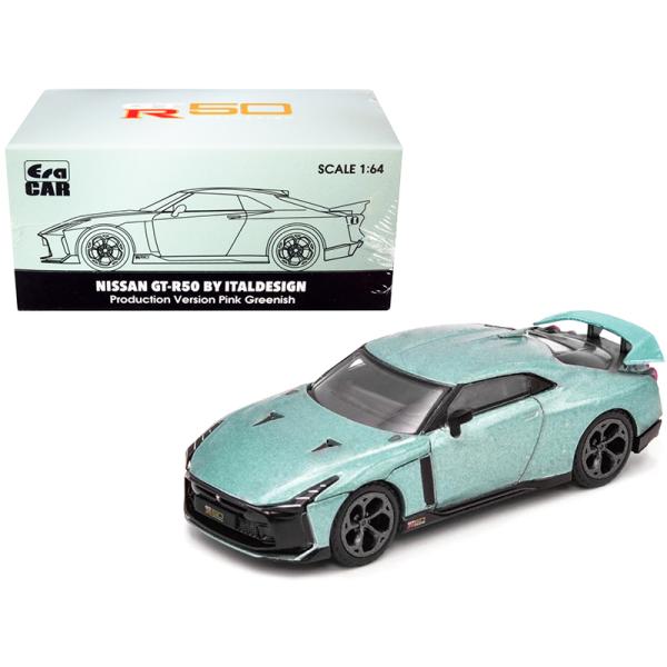 エラカー 1/64 日産 GT-R50 イタルデザイン ライトグリーン ERA CAR Nissan...