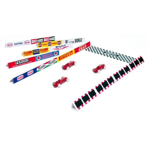 OFFICINA-942 1/76 Cardboard Race Track Barreers オフ...