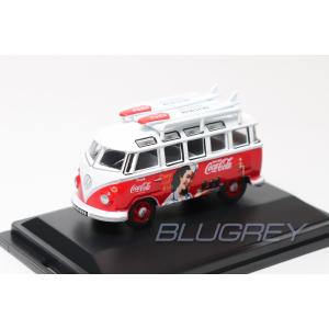 OXFORD 1/76 フォルクスワーゲンT1 サンバ バス コカ・コーラ サーフボード VW Coca-Cola オクスフォード ミニカー｜blugrey