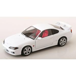 ソリド 1/18 日産 シルビア S15 SPEC-R エアロ 1999 アスペンホワイト SOLI...