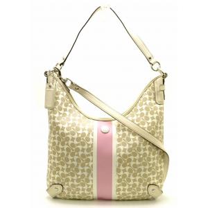 バッグ Coach コーチ チェルシー コンバーチブル ホーボー トートバッグ ピンク 絶品 ベージュ U Pvc F 2way斜め掛けショルダーバッグ