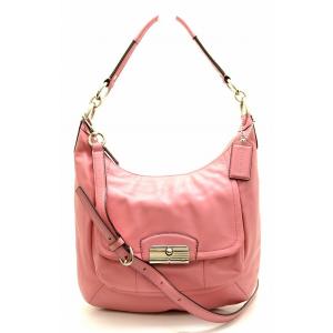 バッグ Coach コーチ クリスティ レザー ホーボー ハンドバッグ 秋冬新作 K ピンク ショルダーバッグ F 斜め掛け 2way