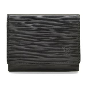 Louis Vuitton ルイ ヴィトン エピ アンヴェロップ カルト ドゥ K M 新着 カードケース 黒 ノワール 名刺入れ ブラック ヴィジット