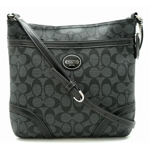 バッグ Coach コーチ シグネチャー ペイントシグネチャーファイル ショルダーバッグ 斜めがけバッグ ブラック グレー K 黒 F126 安値
