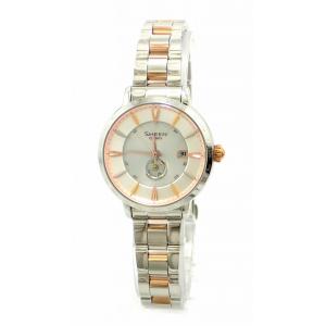 ウォッチ Casio カシオ Sheen シーン ボヤージュシリーズ シンプルワールドタイム タフソーラー 腕時計 K コンビ 電波時計 Ss Shw 1800sg 4ajf Pgp レディース 70 Offアウトレット