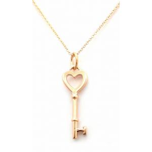 ジュエリー Tiffanyamp Co ティファニー ハート キー ペンダント ネックレス K18pg ピンクゴールド キーハート U Automationghana Com