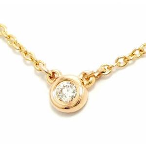 ジュエリー Tiffanyamp Co ティファニー バイザヤード ネックレス K18pg ピンクゴールド Pg 750 1pd ダイヤモンド D0 03ct U