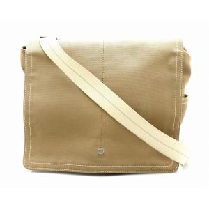 バッグ Coach コーチ ショルダーバッグ メッセンジャーバッグ メンズ キャンバス 日本産 レザー 斜め掛け 茶 ショルダー ライトブラウン ベージュ K