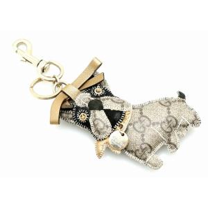 Gucci グッチ Ggプラス グッチョリシリーズ フレンチブルドッグ Leroy 爆売り レロイ K アニマルチャーム 6076 キーホルダー 犬 ドッグ キーリング