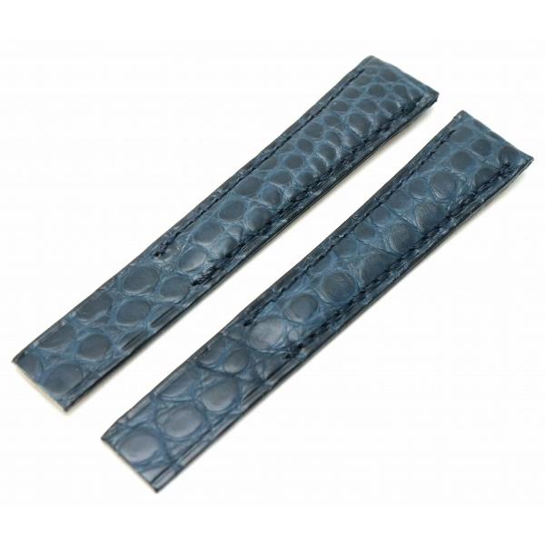 CHOPARD ショパール 替えベルト 革ベルト 純正 クロコダイル レザー ラグ幅15mm 尾錠幅...
