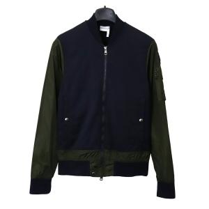 MONCLER モンクレール MAGLIA CARDIGAN マグリア ジャンパー ジャケット ナイロン 綿 ネイビー 紺｜blumin