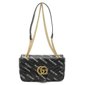 GUCCI グッチ BALENCIAGA バレンシアガ コラボ GGマーモント ザ ハッカー プロジェクト スモールバッグ｜blumin