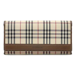 BURBERRY バーバリー チェック柄 2つ折長財布 二つ折り長財布 PVC