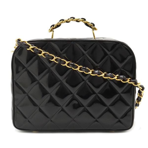 CHANEL シャネル マトラッセ ハンドバッグ バニティバッグ 2WAY チェーン ショルダーバッ...