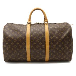 LOUIS VUITTON ルイ ヴィトン モノグラム キーポル50 ボストンバッグ 旅行カバン トラベルバッグ ハンドバッグ｜blumin