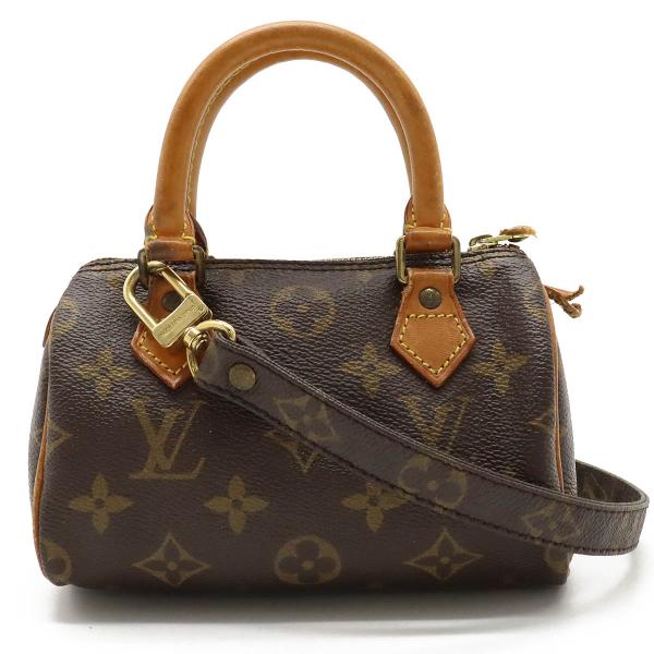 LOUIS VUITTON ルイ ヴィトン モノグラム ミニスピーディ ハンドバッグ ミニバッグ ポ...