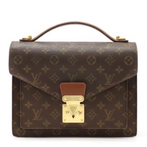 LOUIS VUITTON ルイ ヴィトン モノグラム モンソー28 セカンドバッグ ハンドバッグ ビジネスバッグ 鍵欠品｜blumin