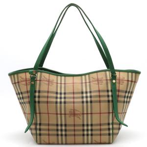 BURBERRY バーバリー ノバチェック シャドーホース トートバッグ ショルダーバッグ セミショルダー 肩掛け PVC｜blumin