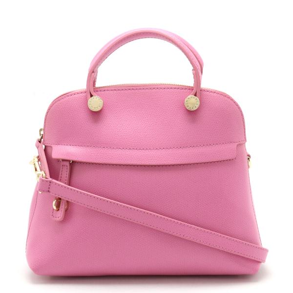 FURLA フルラ PIPER S DOME パイパー ドーム型 ハンドバッグ 2WAY ショルダー...