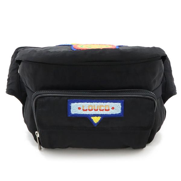 GUCCI グッチ テリークロス パッチ ウエストバッグ ボディバッグ 2WAY リュックサック バ...