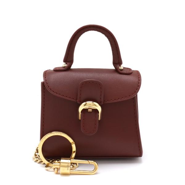 DELVAUX デルヴォー ブリヨン ミニチュア バッグチャーム キーホルダー ミニバッグ 小物入れ...