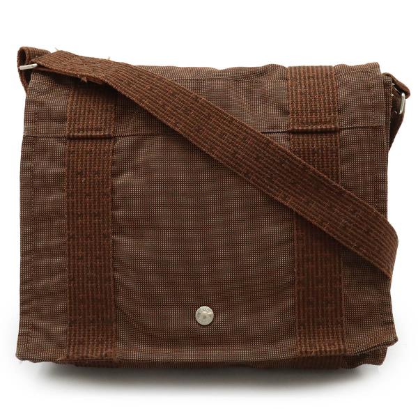 HERMES エルメス エールライン バサスPM ショルダーバッグ メッセンジャーバッグ キャンバス...