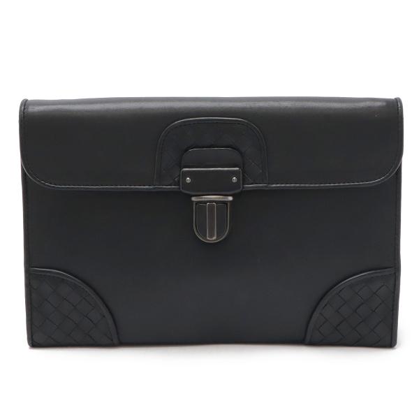 BOTTEGA VENETA ボッテガ ヴェネタ イントレチャート クラッチバッグ セカンドバッグ ...