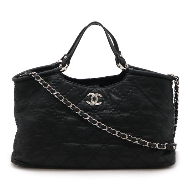 CHANEL シャネル ワイルドステッチ ハンドバッグ トートバッグ 2WAY ショルダーバッグ チ...