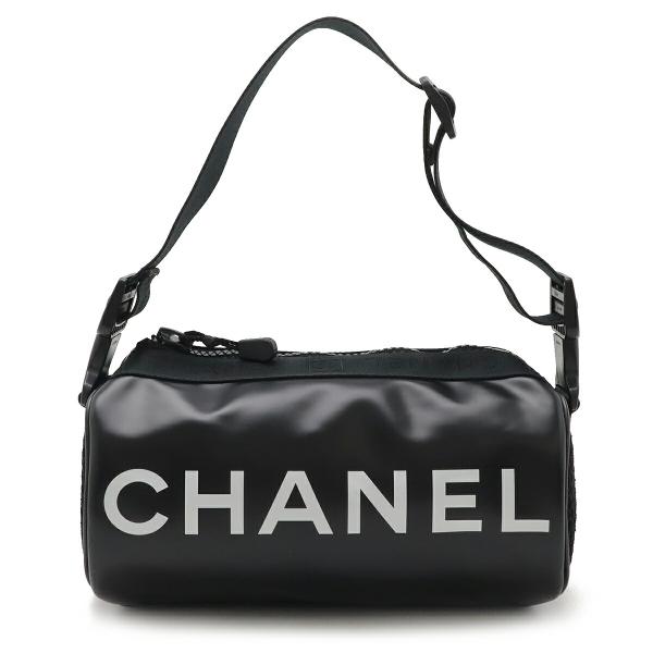 CHANEL シャネル スポーツライン ココマーク ワンショルダー ショルダーバッグ 肩掛け ラバー...
