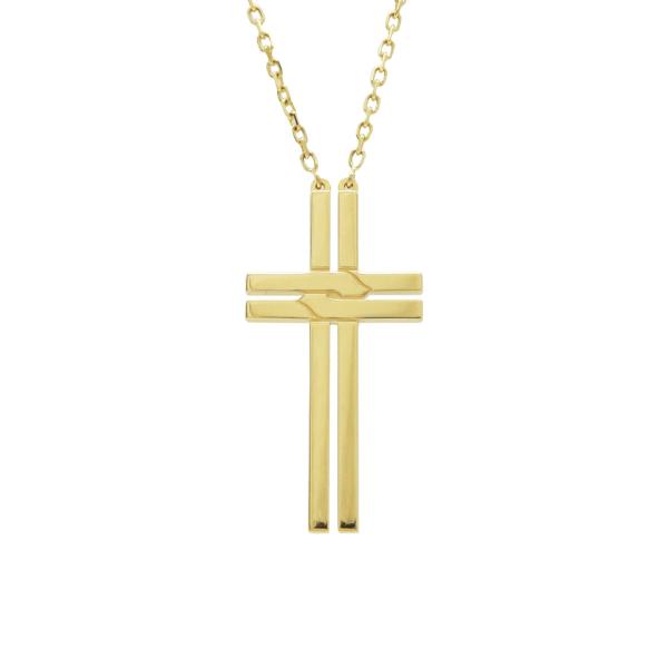 Cartier カルティエ クロスモチーフ ネックレス ペンダント K18YG イエローゴールド