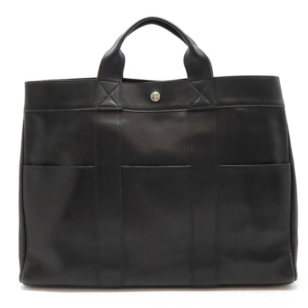 HERMES エルメス フールトゥ トートMM オールレザー トートバッグ ハンドバッグ カーフレザ...